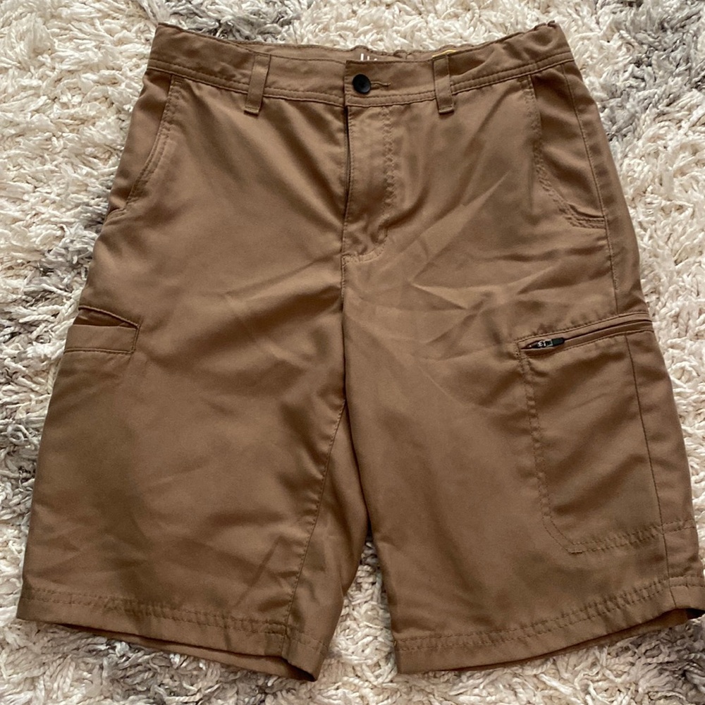 COPY - Boys size 18 cargo shorts. Khaki in color. EUC!!